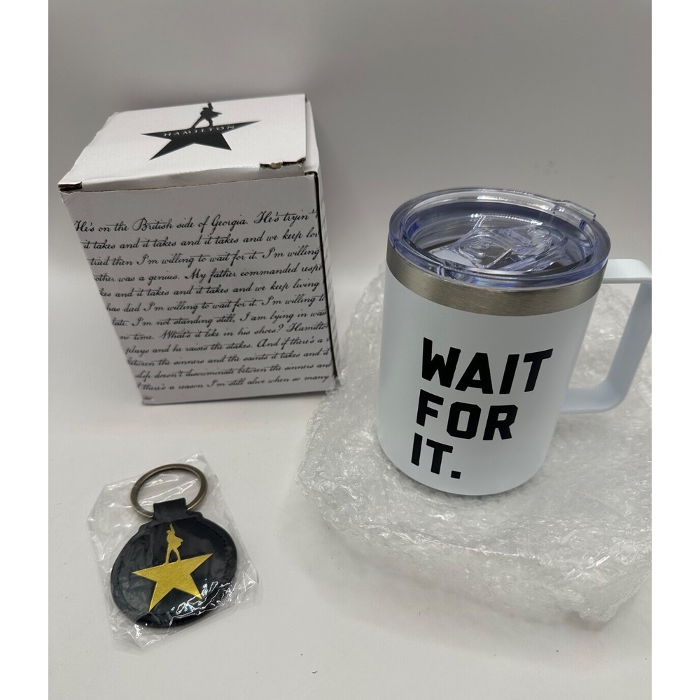 Creative Goods New Open Box Thermal Hamilton Wait For It Mug & Keychain